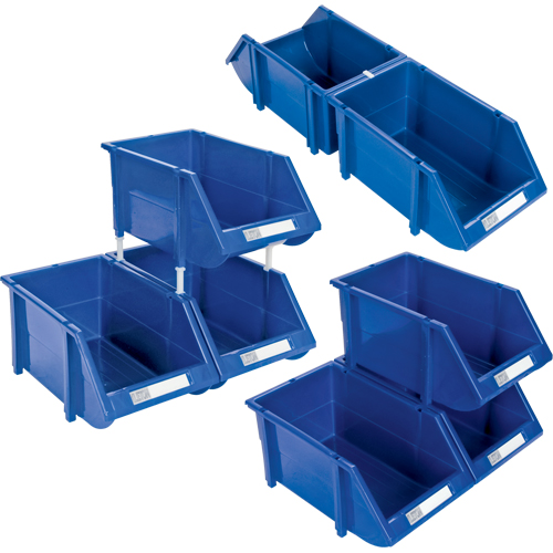 Stack & Hang Bin, 7-7/8" W x 7" H x 17-11/16" D, Red Trail Hammer and Bolt