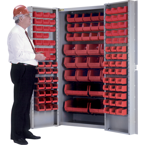 Deep-Door Combination Cabinet, 38" W x 24" D x 72" H, 36 Shelves Trail Hammer and Bolt