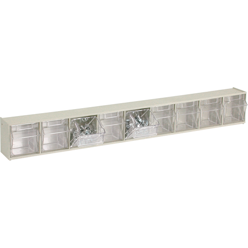 Syst&egrave;me de casiers modulaires Tip-Out, 23-5/8" la x 2-1/2" p x 3-1/8" h, 9 tiroirs Trail Hammer and Bolt