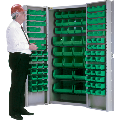Deep-Door Combination Cabinet, 38" W x 24" D x 72" H, 36 Shelves Trail Hammer and Bolt