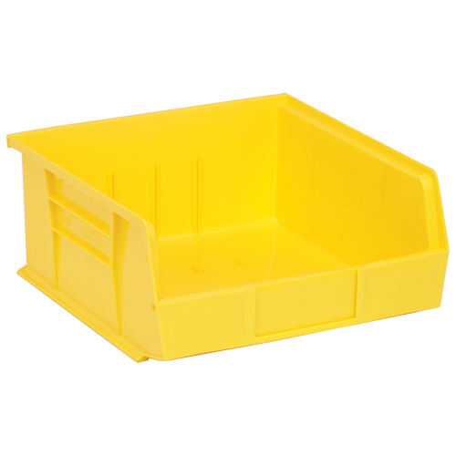 Ultra Stack & Hang Bin, 11" W x 5" H x 10-7/8" D, Yellow Trail Hammer and Bolt