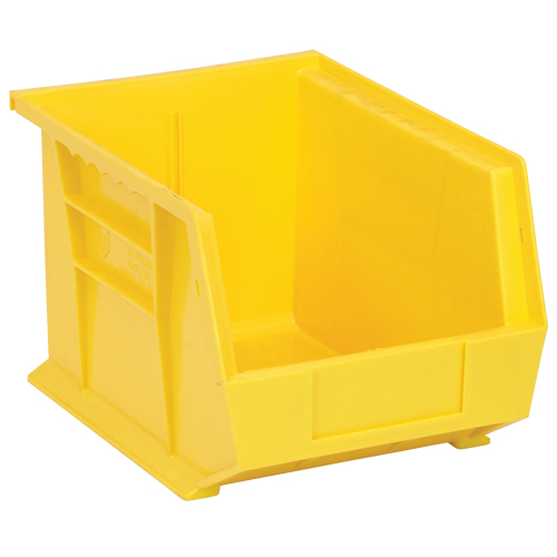 Ultra Stack & Hang Bin, 8-1/4" W x 7" H x 10-3/4" D, Yellow Trail Hammer and Bolt