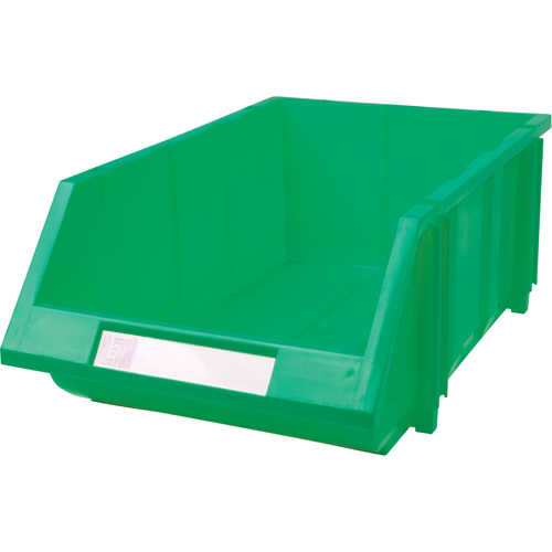 Stack & Hang Bin, 11-13/16" W x 7" H x 17-11/16" D, Green Trail Hammer and Bolt