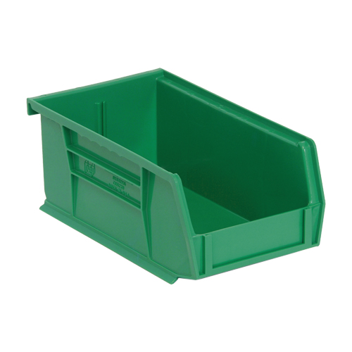 Bacs ultra empilable & suspendable, 4-1/8" la, 3" h x 7-3/8" p, Vert Trail Hammer and Bolt
