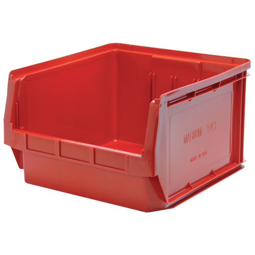 Contenants g&eacute;ants empilables, 18,375" la x 19,75" p x 11,875" h, Rouge Trail Hammer and Bolt
