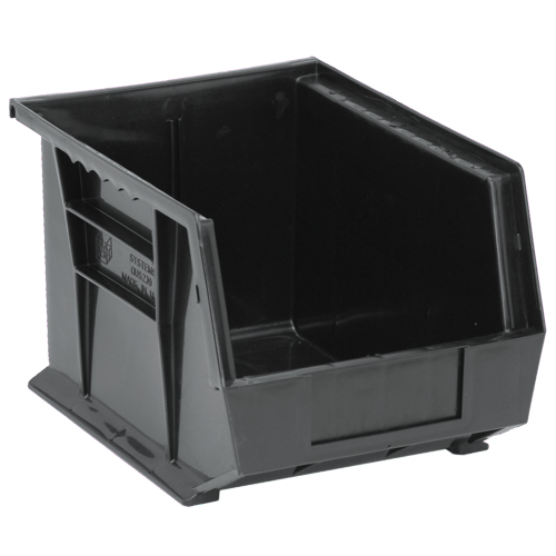 Bacs ultra empilable & suspendable, 8-1/4" la, 7" h x 10-3/4" p, Noir Trail Hammer and Bolt