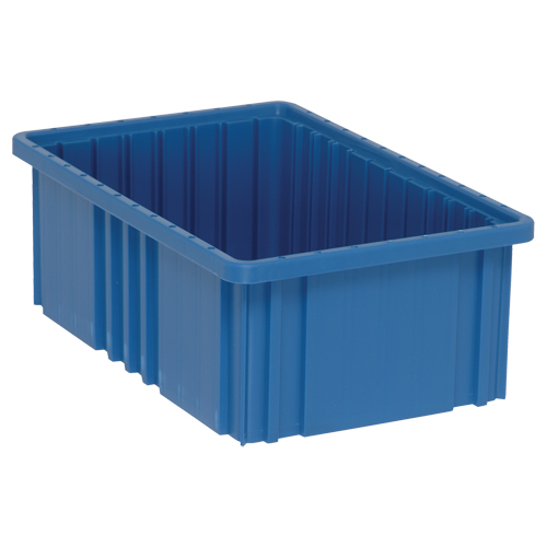 Contenants Divider Box, Plastique, 16,5" la x 10,9" p x 6" h, Bleu Trail Hammer and Bolt