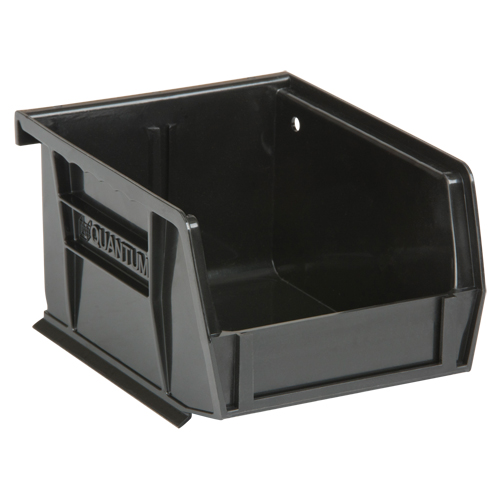 Bacs ultra empilable & suspendable, 4-1/8" la, 3" h x 5-3/8" p, Noir Trail Hammer and Bolt