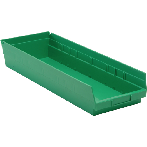 Bacs pour tablette, 8-3/8" la x 4" H x 23-5/8" p, Vert, Capacit&eacute; 50 lb Trail Hammer and Bolt