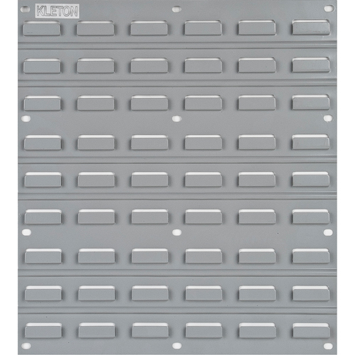 Panneau perfor&eacute; en m&eacute;tal pour bacs, 16 bacs, 18" la x 1/8" p x 19" h Trail Hammer and Bolt