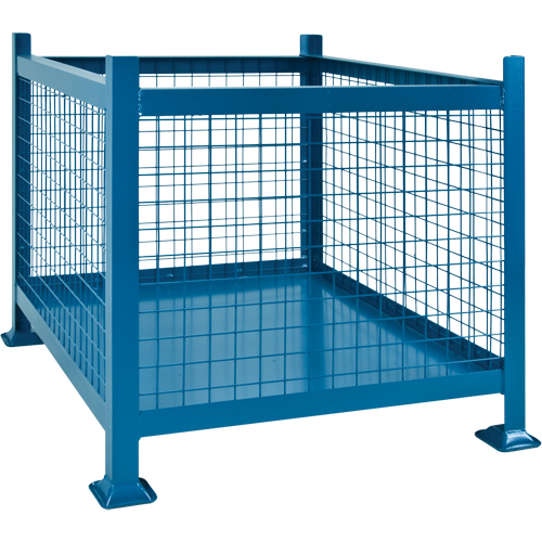 Contenants de vrac empilables, 40,5" la x 48,5" p x 30" h, Capacit&eacute; de 3000 lb Trail Hammer and Bolt