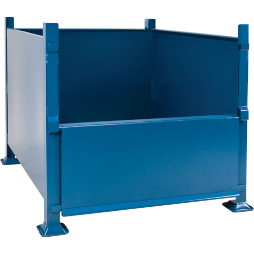 Contenants de vrac empilables, 30" ha x 34,5" la x 40,5" p, Capacit&eacute; de 3500 lb Trail Hammer and Bolt