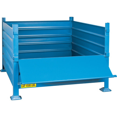 Contenants de vrac empilables, 30" ha x 34,5" la x 40,5" p, Capacit&eacute; de 4500 lb Trail Hammer and Bolt