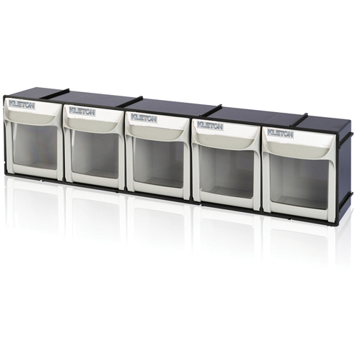 Heavy-Duty Tilt Bin, 23-1/2" W x 4" D x 5-7/8" H, 5 Drawers Trail Hammer and Bolt