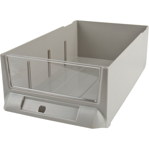 Tiroir de rechange pour armoires de pi&egrave;ces KPC-200, Plastique, 5-3/8" la x 9-13/16" p, 3-3/10" h, Gris Trail Hammer and Bolt