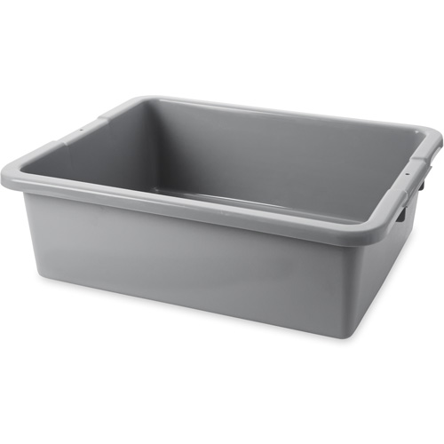 Contenant utilitaire sans compartiments, 7" ha x 21,5" p x 17" lo, Poly&eacute;thyl&egrave;ne, Gris Trail Hammer and Bolt