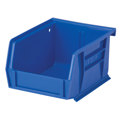 Stack & Hang Bin, 4-1/8" W x 3" H x 5-3/8" D, Blue Trail Hammer and Bolt