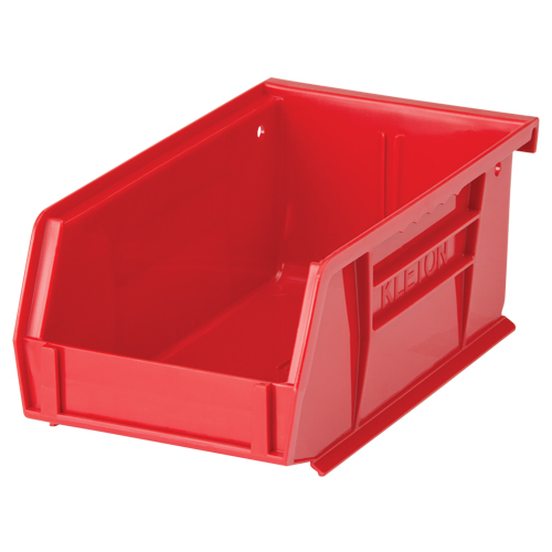 Stack & Hang Bin, 4-1/8" W x 3" H x 7-3/8" D, Red Trail Hammer and Bolt