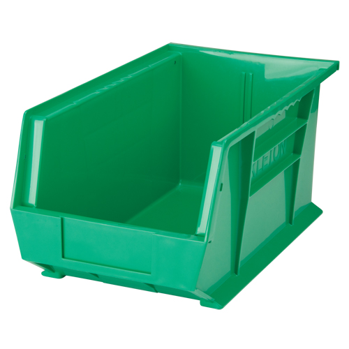 Bac empilable & &agrave; suspendre, 8-1/4" la, 7" h x 14-3/4" p, Vert Trail Hammer and Bolt