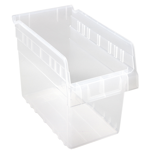 Bacs pour &eacute;tag&egrave;re Store-Max, 6-5/8" la x 8" H x 11-5/8" p, Transparent, Capacit&eacute; 44 lb Trail Hammer and Bolt