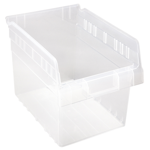 Bacs pour &eacute;tag&egrave;re Store-Max, 8-3/8" la x 8" H x 11-5/8" p, Transparent, Capacit&eacute; 44 lb Trail Hammer and Bolt