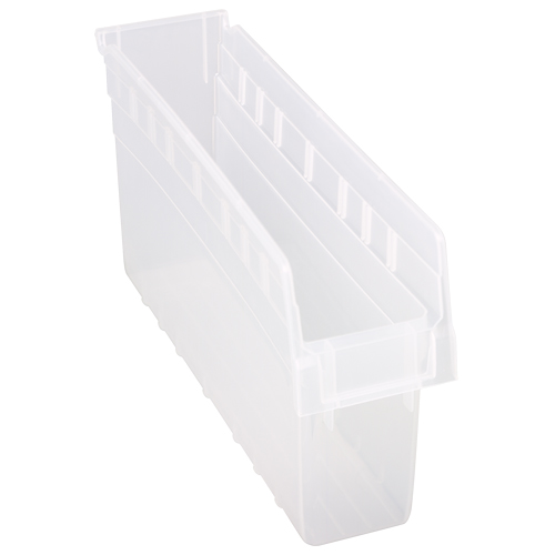 Bacs pour &eacute;tag&egrave;re Store-Max, 4-3/8" la x 8" H x 17-7/8" p, Transparent, Capacit&eacute; 56 lb Trail Hammer and Bolt