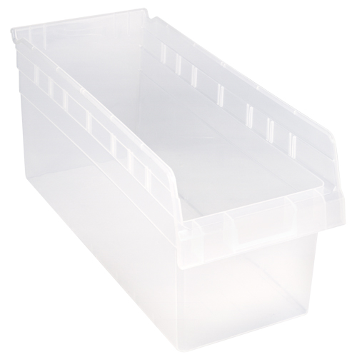 Bacs pour &eacute;tag&egrave;re Store-Max, 8-3/8" la x 8" H x 17-7/8" p, Transparent, Capacit&eacute; 56 lb Trail Hammer and Bolt