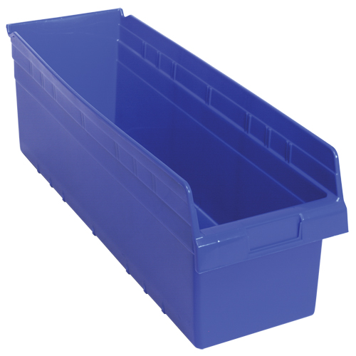 Bacs pour &eacute;tag&egrave;re Store-Max, 8-3/8" la x 8" H x 23-5/8" p, Bleu, Capacit&eacute; 68 lb Trail Hammer and Bolt