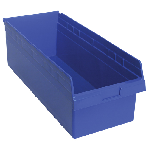 Bacs pour &eacute;tag&egrave;re Store-Max, 11-1/8" la x 8" H x 23-5/8" p, Bleu, Capacit&eacute; 68 lb Trail Hammer and Bolt