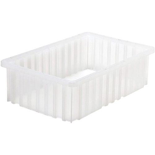 Divider Box&reg; Container, Plastic, 16.5" W x 10.875" D x 5" H, Grey Trail Hammer and Bolt