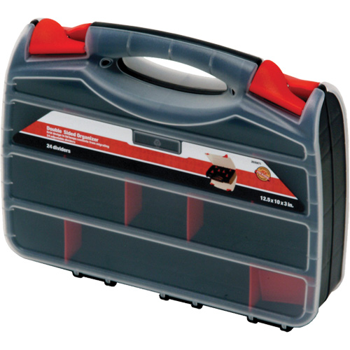 Boîte &agrave; compartiments en plastique, 10,25" la x 12,25" p x 3" h, 32 compartiments Trail Hammer and Bolt