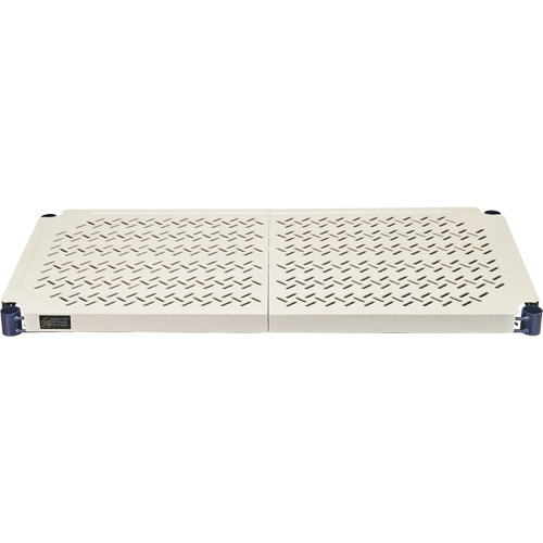 &eacute;tag&egrave;re en fils m&eacute;talliques avec tablettes en plastique, Cadre en fils m&eacute;talliques avec tablettes en plastique, Sans boulons, Capacit&eacute; 600 lb, 30" la x 72" h x 18" p Trail Hammer and Bolt