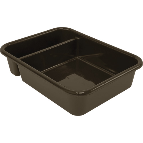 Bac d'entreposage tout usage &agrave; compartiment, 5" ha x 15" p x 20" lo, Plastique, Brun Trail Hammer and Bolt