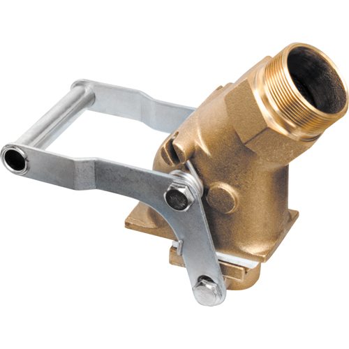 Self-Closing Gate Valve, Brass, 2" NPT Trail Hammer and Bolt