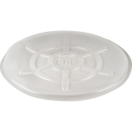 Couvercles protecteurs pour barils, Dessus ouvert, Convient aux 55 gal. US (45 gal. imp.), Transparent Trail Hammer and Bolt