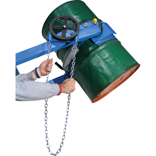 Hydra-Lift Drum Handlers, 55 US gal. (45 Imperial Gal.) Capacity Trail Hammer and Bolt