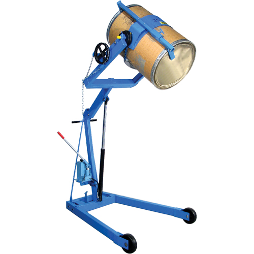 Hydra-Lift Drum Handlers, 55 US gal. (45 Imperial Gal.) Capacity Trail Hammer and Bolt