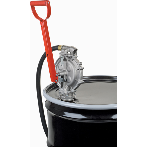 Pompe manuelle, Aluminium/Acier, 25,5 oz/course, Pour barils de 15-55 gal. Trail Hammer and Bolt