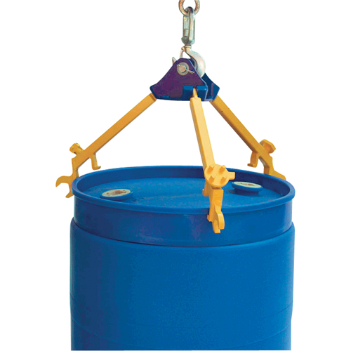 Multi-Purpose Overhead Drum Lifter with Wrenches, 30 - 55 US Gal. (25 - 45 Imperial Gal.), 800 lbs./362 kg. Cap. Trail Hammer and Bolt
