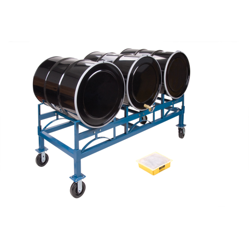 Porte-barils empilables, 3 barils, Capacit&eacute; de 2400 lb, 71-1/2" la x 30" p x 12-1/2" h Trail Hammer and Bolt