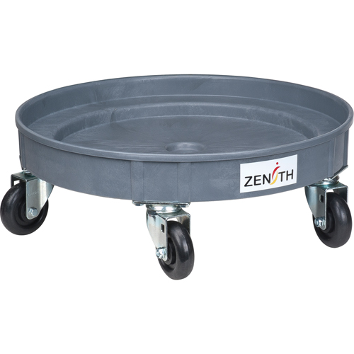 Socle roulant pour baril de confinement des fuites, 24.25" dia. X 8,625" H, Cap. de d&eacute;versement 1,5 gal. US Trail Hammer and Bolt
