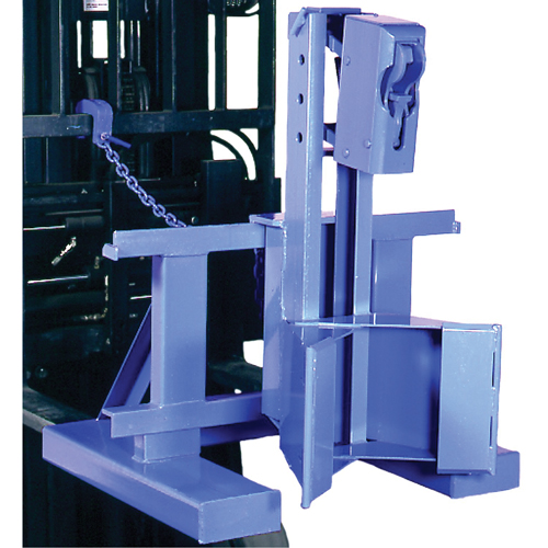 Manipulateur de barils MORSPEED 1500 pour chariot &eacute;l&eacute;vateur, Pour 55 gal. US (45 gal. imp.) Trail Hammer and Bolt