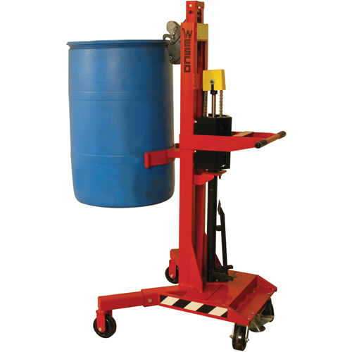 Ergonomic Drum Handler High Reach - DM-1100-HR, 30 - 85 US Gal. (25 - 70 Imperial Gal.) Trail Hammer and Bolt