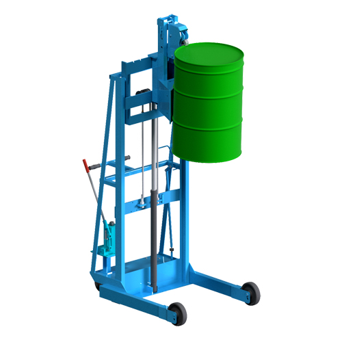 Vertical-Lift MORSPEED Drum Stacker, For 30 - 85 US Gal. (25 - 70 Imperial Gal.) Trail Hammer and Bolt