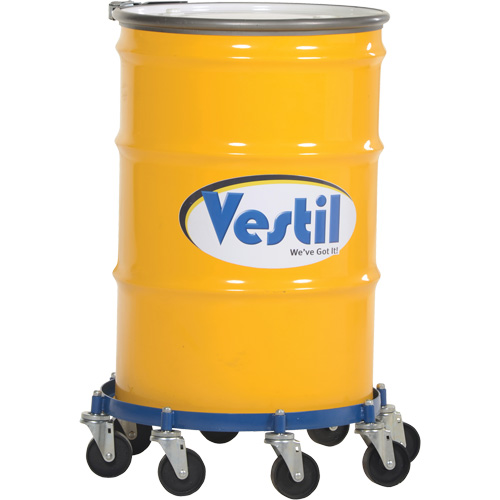 Chariot pour baril octogonal, Acier, Capacit&eacute;e 2000 lb, Diam&egrave;tre 27-1/16", Roue en Fonte Trail Hammer and Bolt