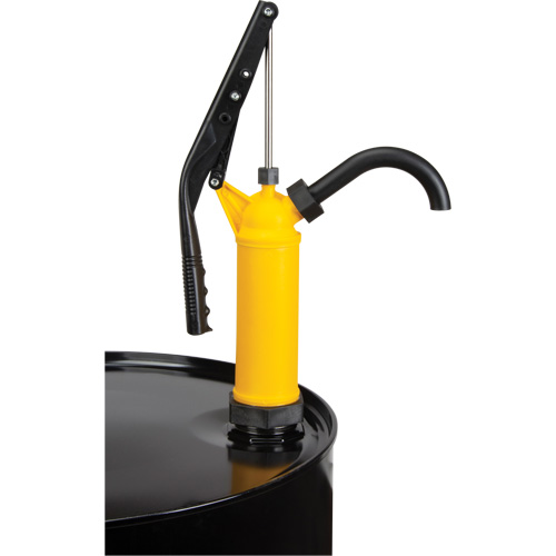 Pompe &agrave; baril de type levier, Polypropyl&egrave;ne, 14 oz/course, Pour barils de 5-55 gal. Trail Hammer and Bolt