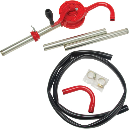 Pompe rotative pour baril, Fonte/Acier, Pour capacit&eacute; 30-55 gal., 8 oz/course Trail Hammer and Bolt