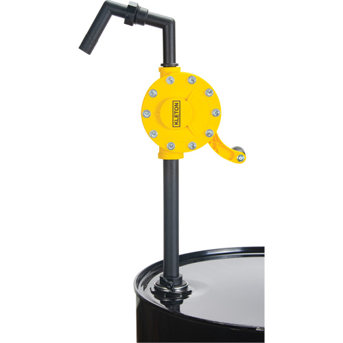 Pompe rotative pour baril, Polypropyl&egrave;ne, Pour capacit&eacute; 15 - 55 gal. US, 8 oz/course Trail Hammer and Bolt