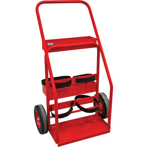 Chariot de prevention d'incendie pour travaux &agrave; chaud, Roues Semi-pneumatique, Base de 17,75" la x 8,9" lo, 100 lb Trail Hammer and Bolt