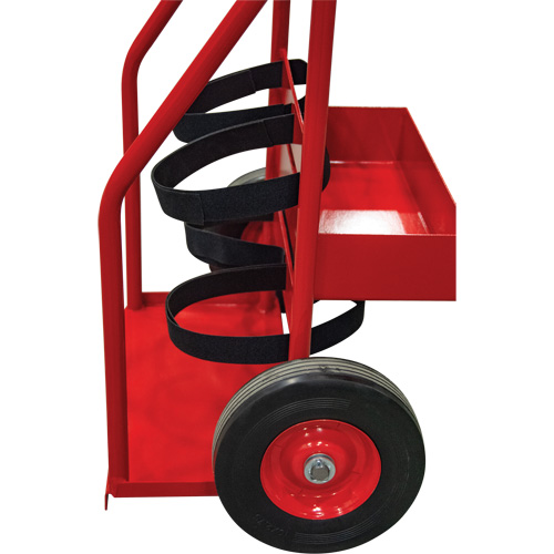 Chariot de prevention d'incendie pour travaux &agrave; chaud, Roues Semi-pneumatique, Base de 17,75" la x 8,9" lo, 100 lb Trail Hammer and Bolt